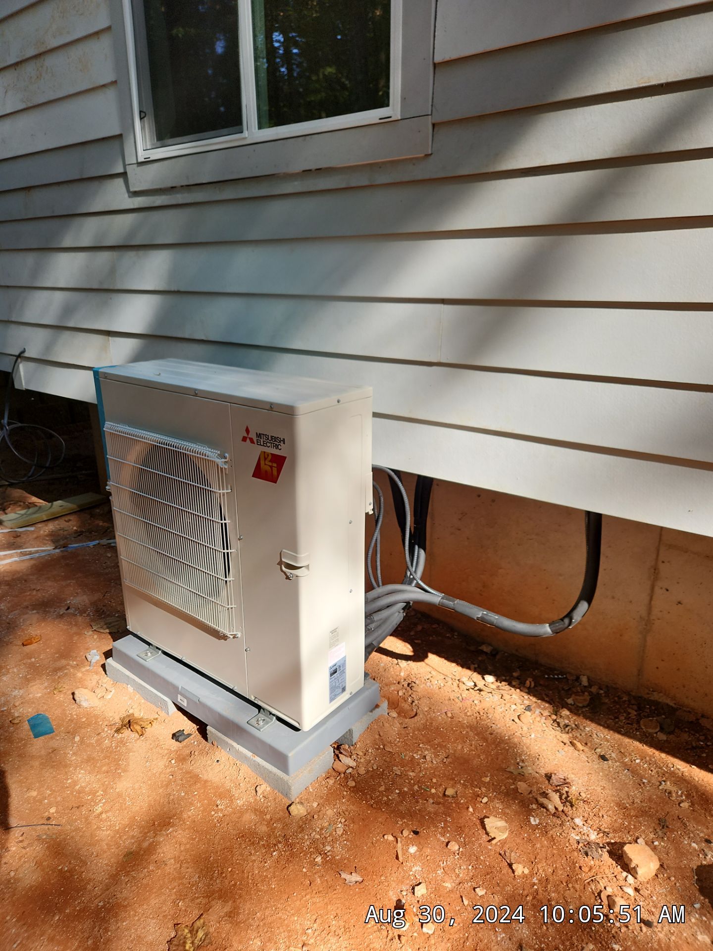 New Construction Install - Mitsubishi Mini-Split Systems Mitsubishi Cumming, GA